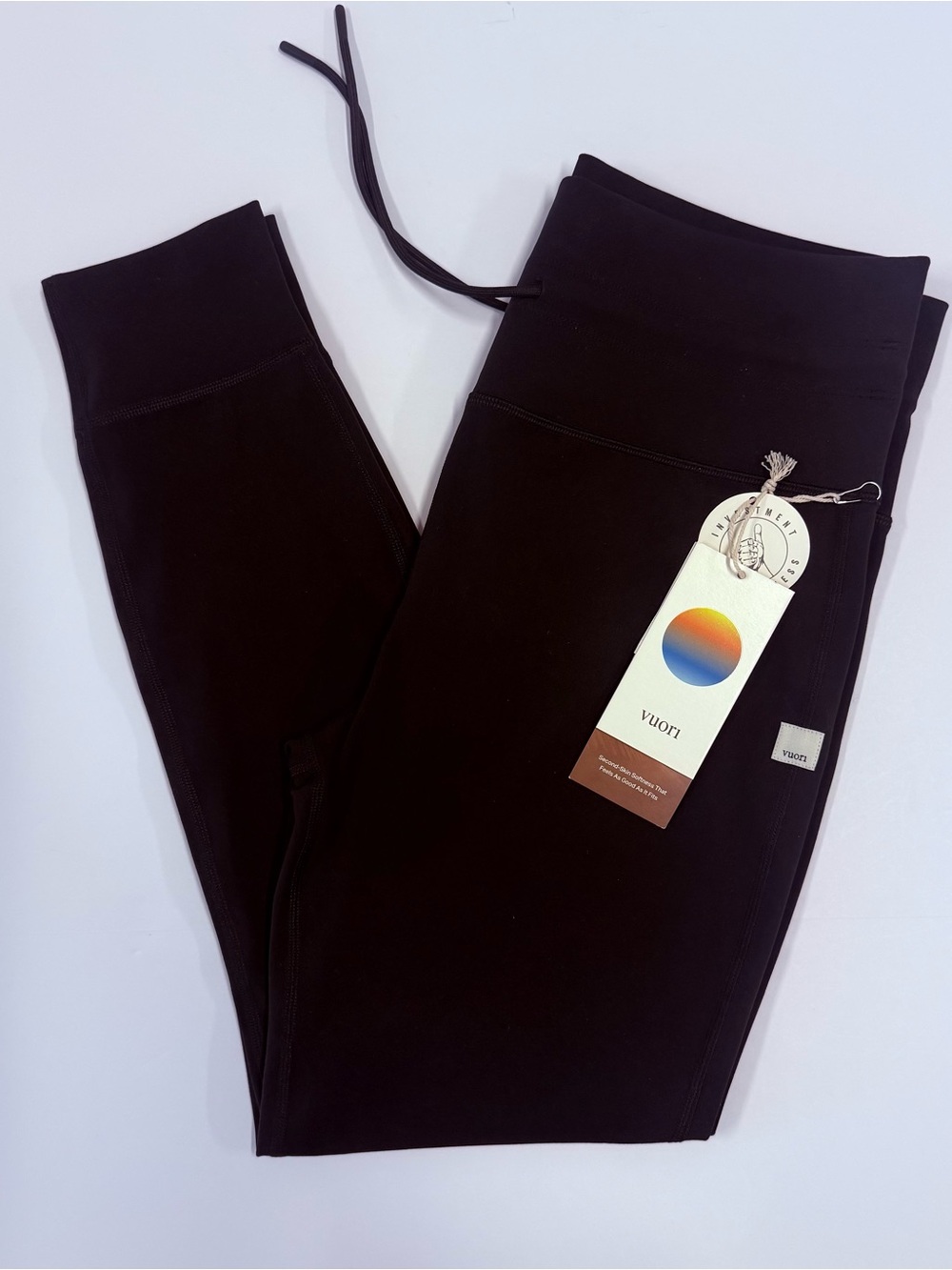 NWT Vuori Daily Legging High-Rise Drawstring Performance in Black Size XL - Picture 8 of 15